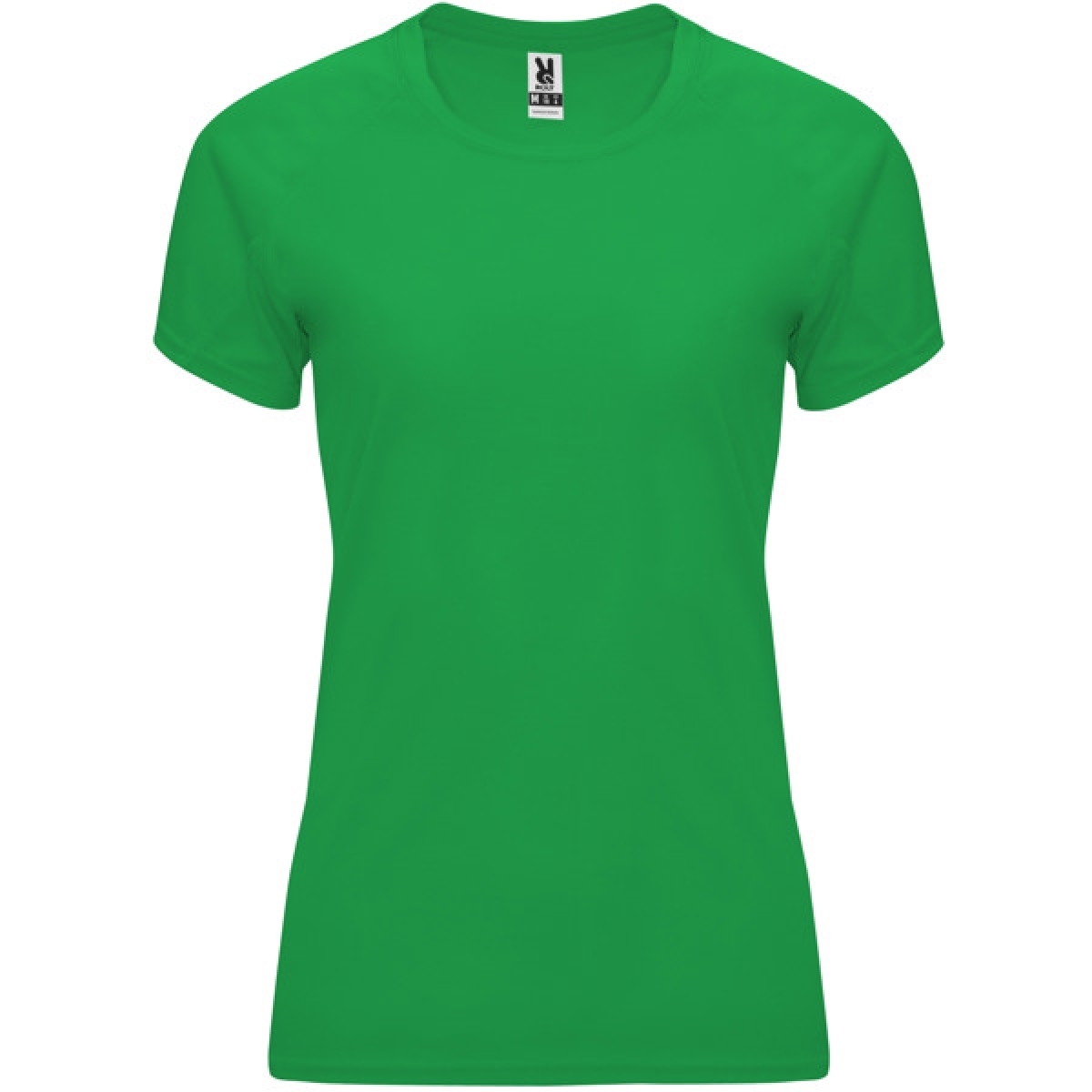 Camiseta técnica manga ranglán entallada transpirable