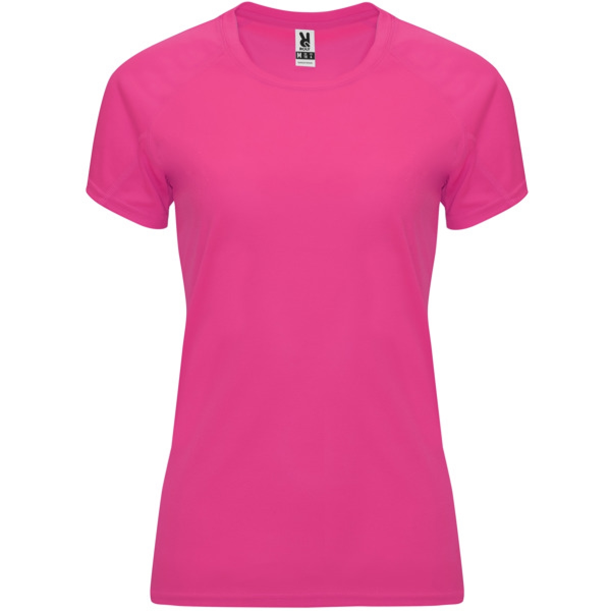 Camiseta técnica manga ranglán entallada transpirable