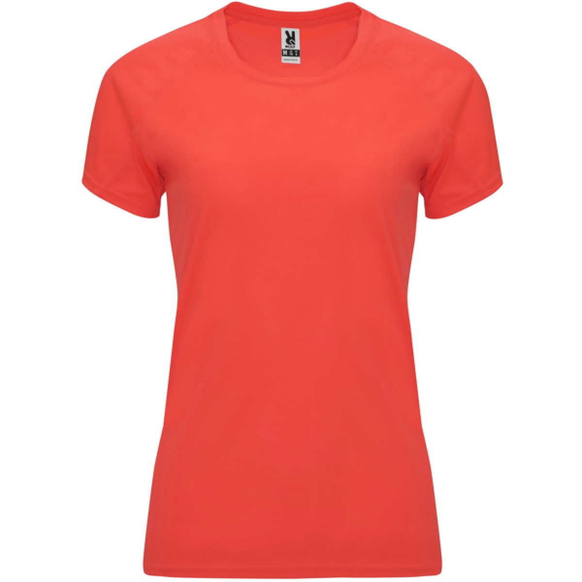 Camiseta técnica manga ranglán entallada transpirable