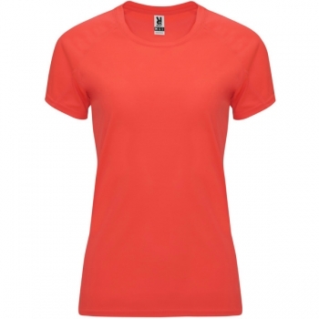 Camiseta técnica manga ranglán entallada transpirable
