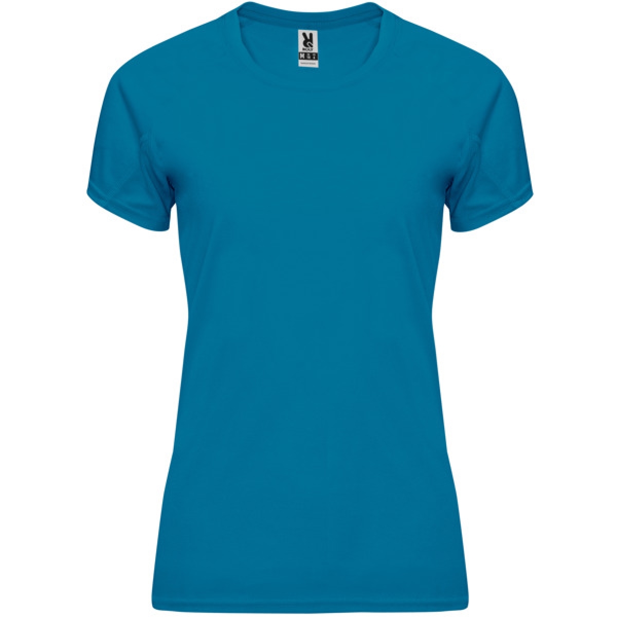 Camiseta técnica manga ranglán entallada transpirable