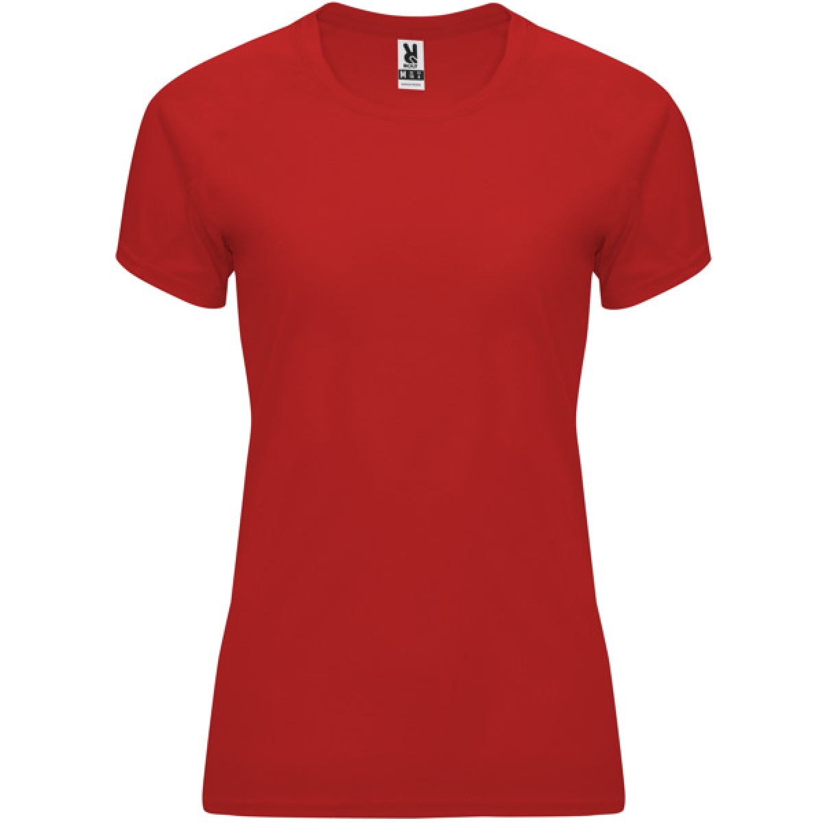 Camiseta técnica manga ranglán entallada transpirable