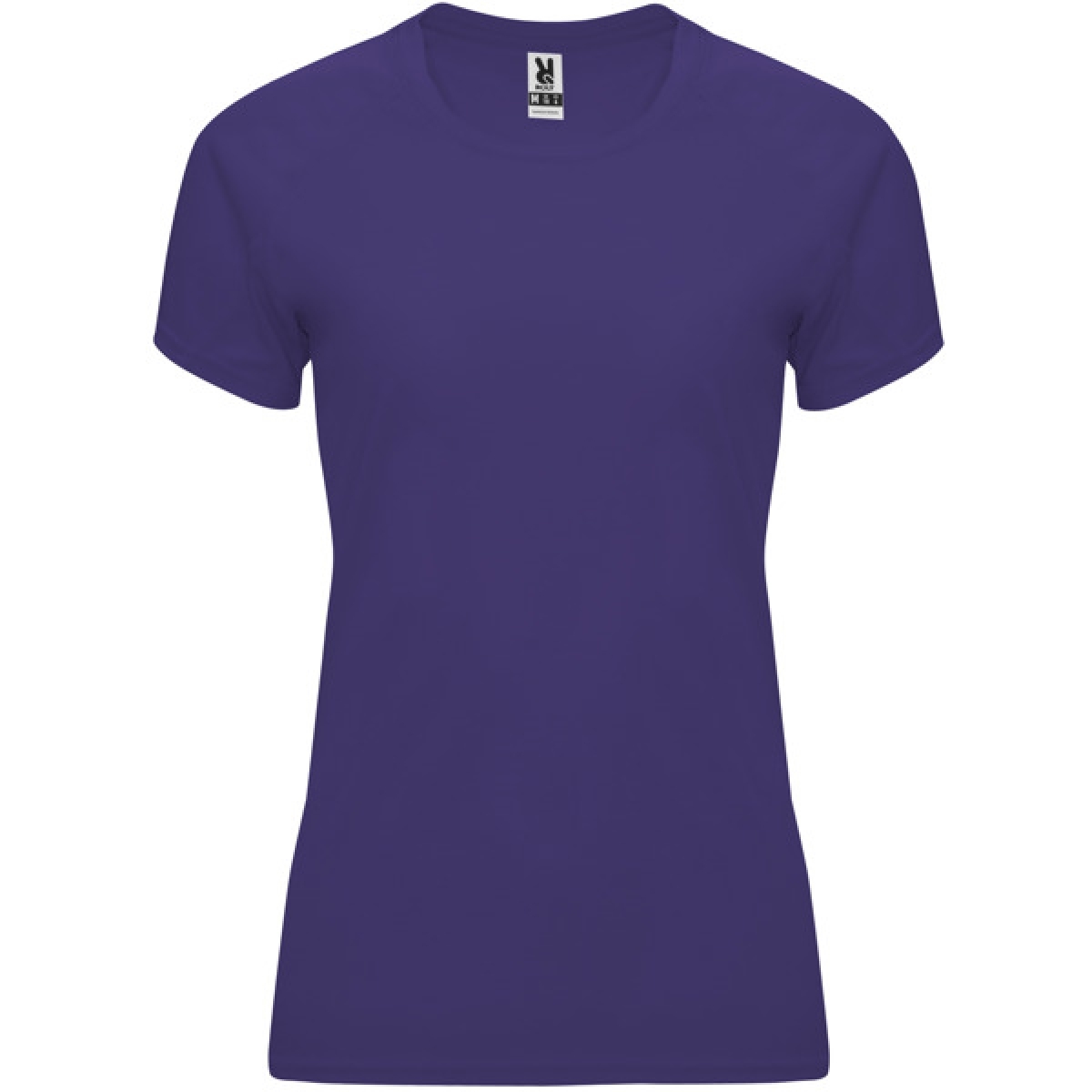 Camiseta técnica manga ranglán entallada transpirable