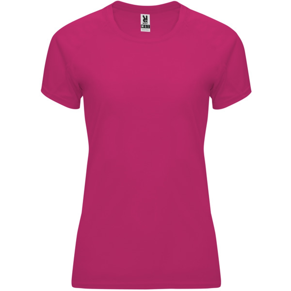 Camiseta técnica manga ranglán entallada transpirable