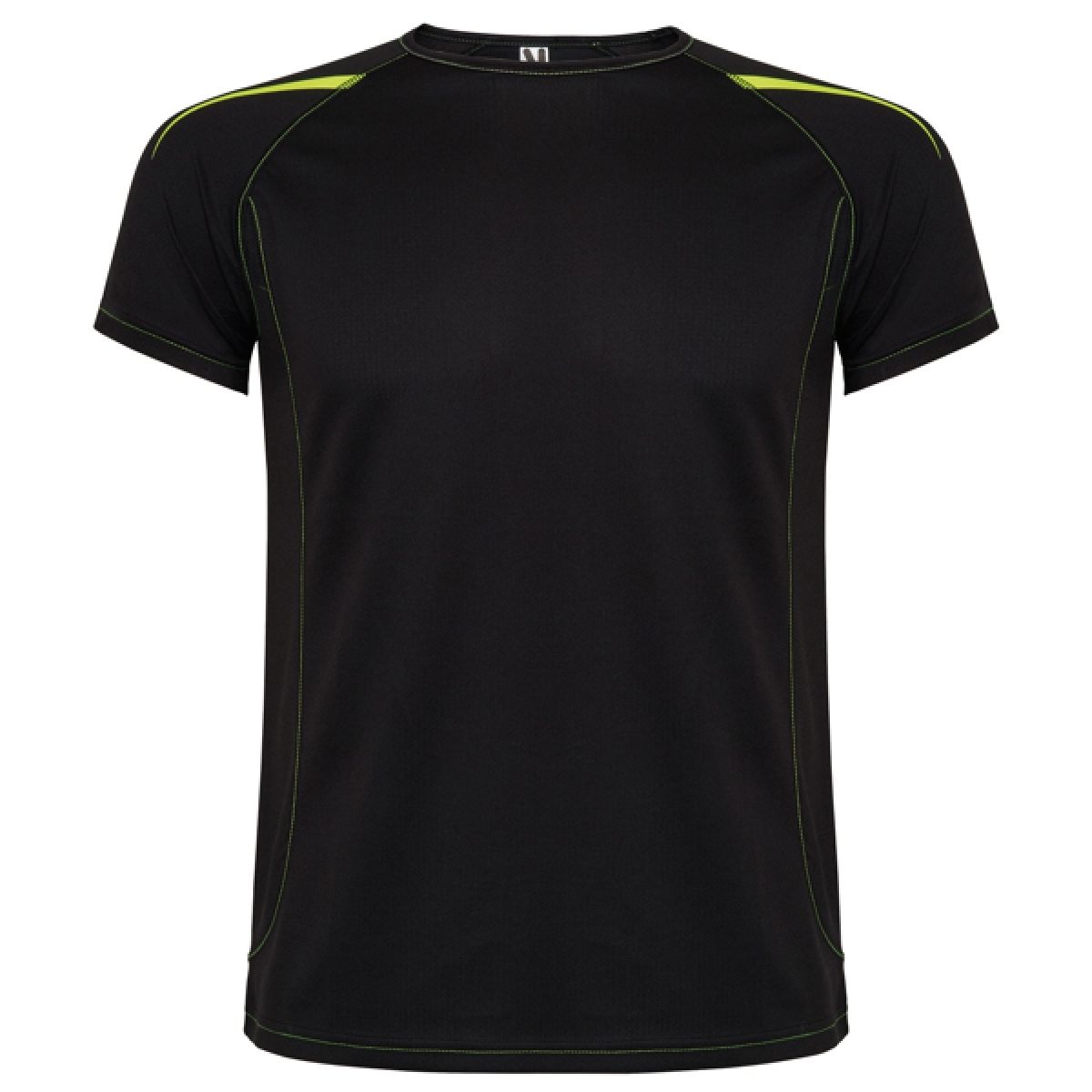 Camiseta técnica manga ranglán unisex transpirable