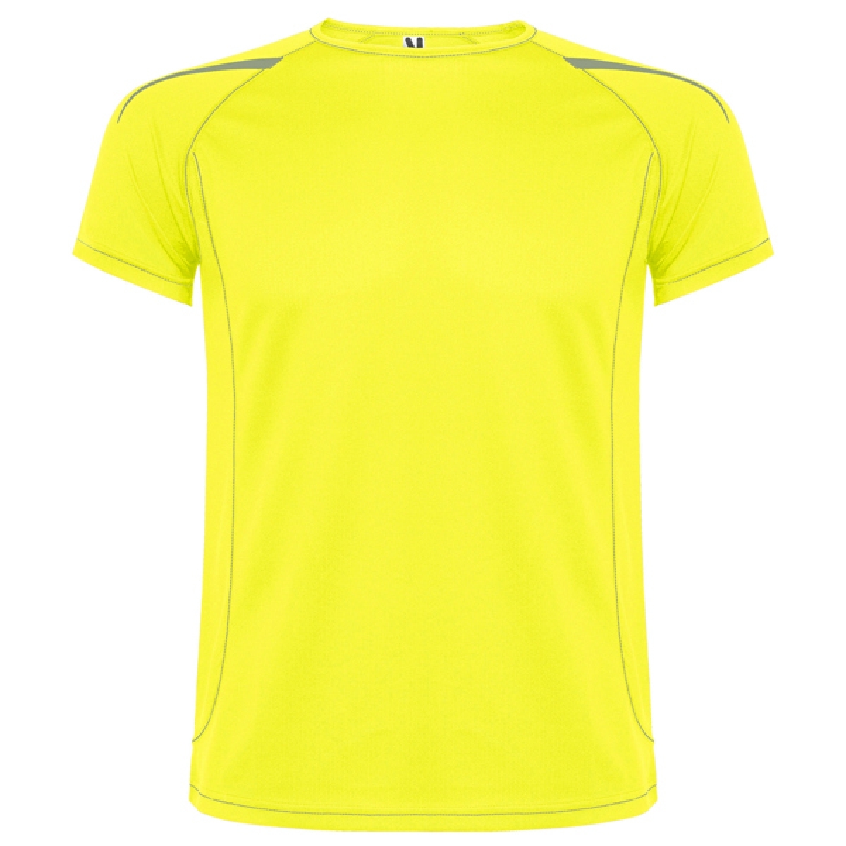 Camiseta técnica manga ranglán unisex transpirable
