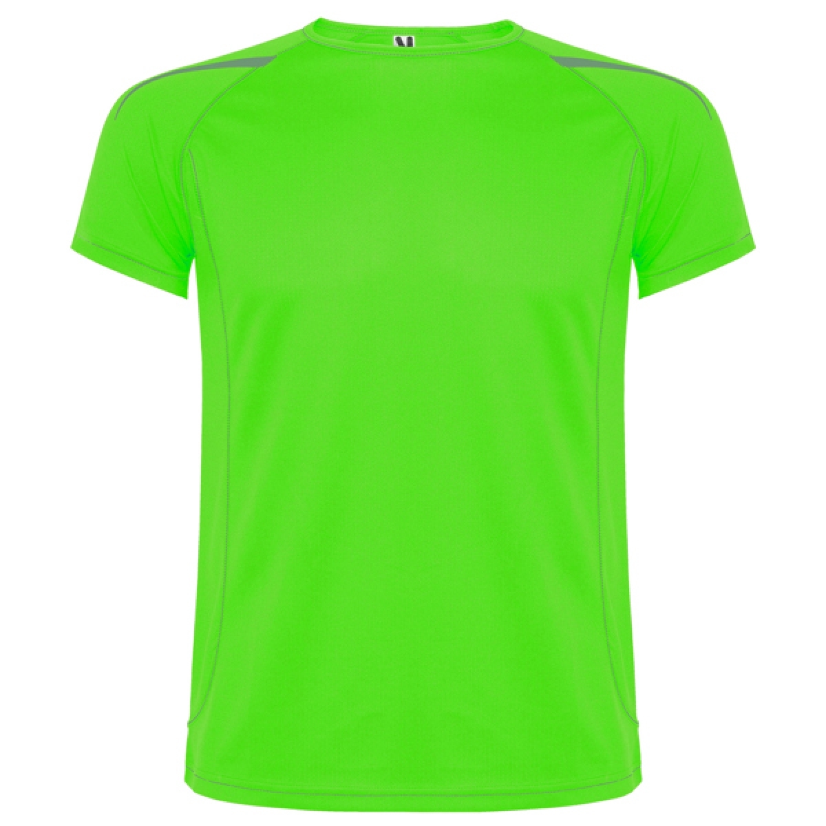 Camiseta técnica manga ranglán unisex transpirable