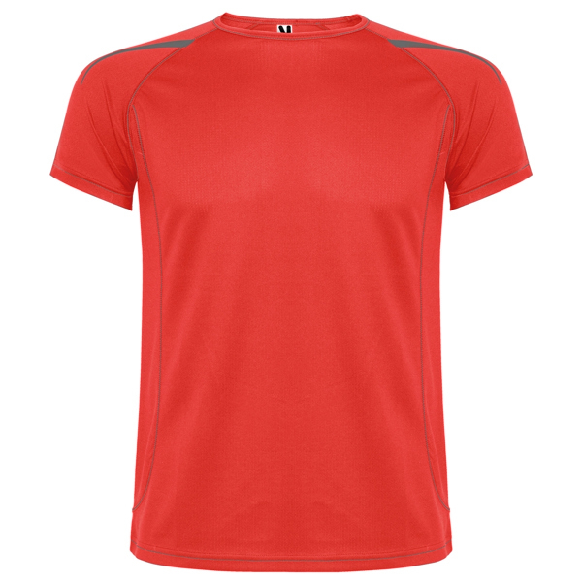 Camiseta técnica manga ranglán unisex transpirable