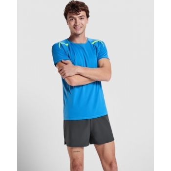 Camiseta técnica manga ranglán unisex transpirable - 3
