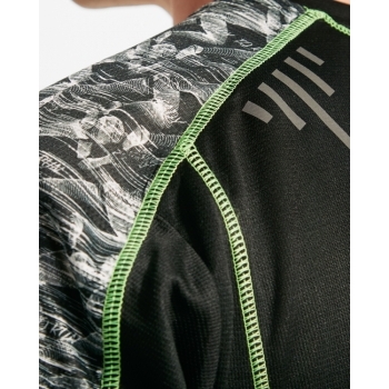 Camiseta técnica manga ranglán unisex con paneles sublimados transpirable - 10