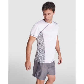 Camiseta técnica manga ranglán unisex con paneles sublimados transpirable - 5