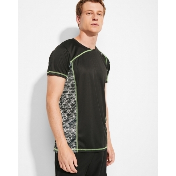 Camiseta técnica manga ranglán unisex con paneles sublimados transpirable - 8