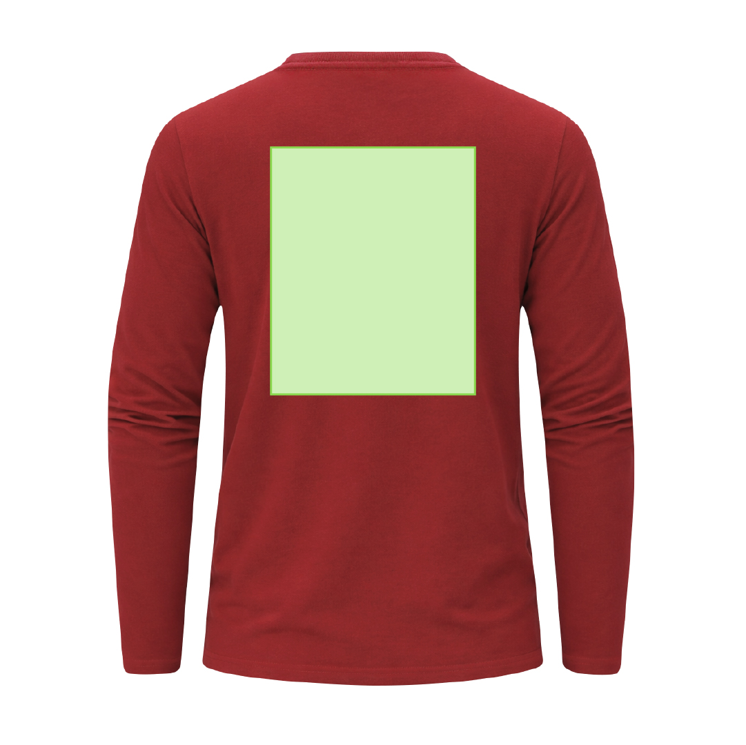 Camiseta de manga larga con costuras laterales