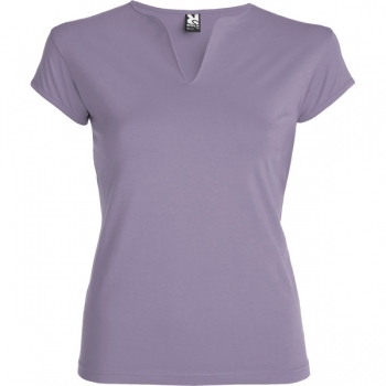 Camiseta de manga corta entallada en cintura