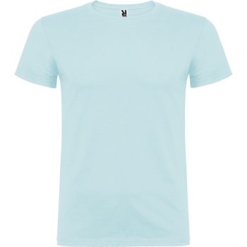 Camiseta de manga corta tubular en tallas de adulto y costuras laterales en tallas de niño