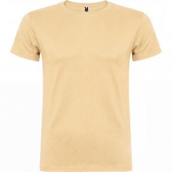 Camiseta de manga corta tubular en tallas de adulto y costuras laterales en tallas de niño