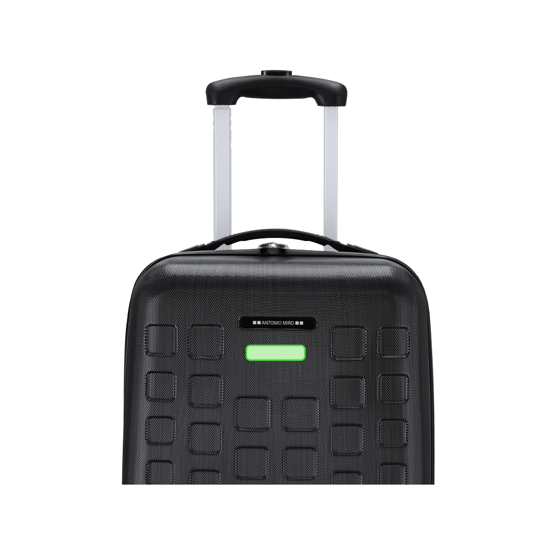 Trolley de ABS rígido con 4 ruedas giratorias ligero