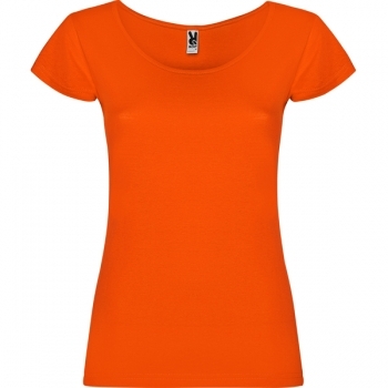 Camiseta de manga corta entallada en cintura
