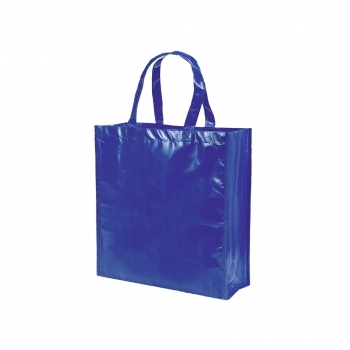 Bolsa de material mixto asas cortas 38×40 cm asa de mano