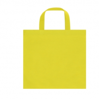 Bolsa de material mixto asas cortas 38×35 cm mano deportiva