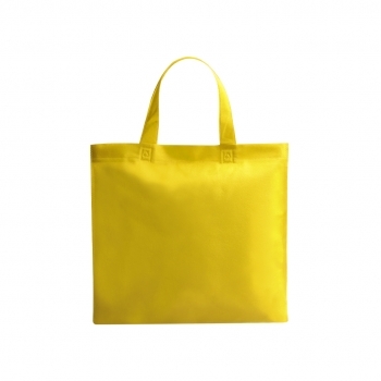 Bolsa de material mixto asas cortas 38×35 cm mano deportiva
