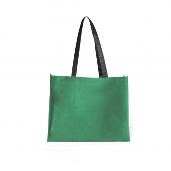 Bolsa de material mixto asas largas 40×32 cm apaisada