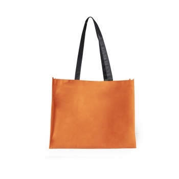 Bolsa de material mixto asas largas 40×32 cm apaisada