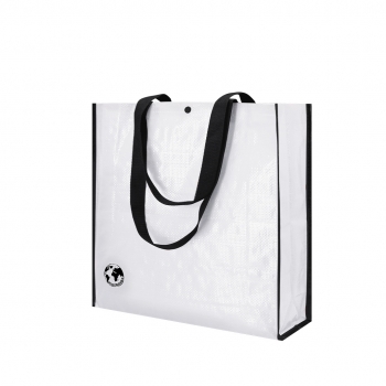 Bolsa de nylon cuadrada asas largas 38×38 cm ligera