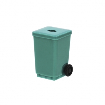 Sacapuntas extraíble diseño contenedor colores vivos acabado suave