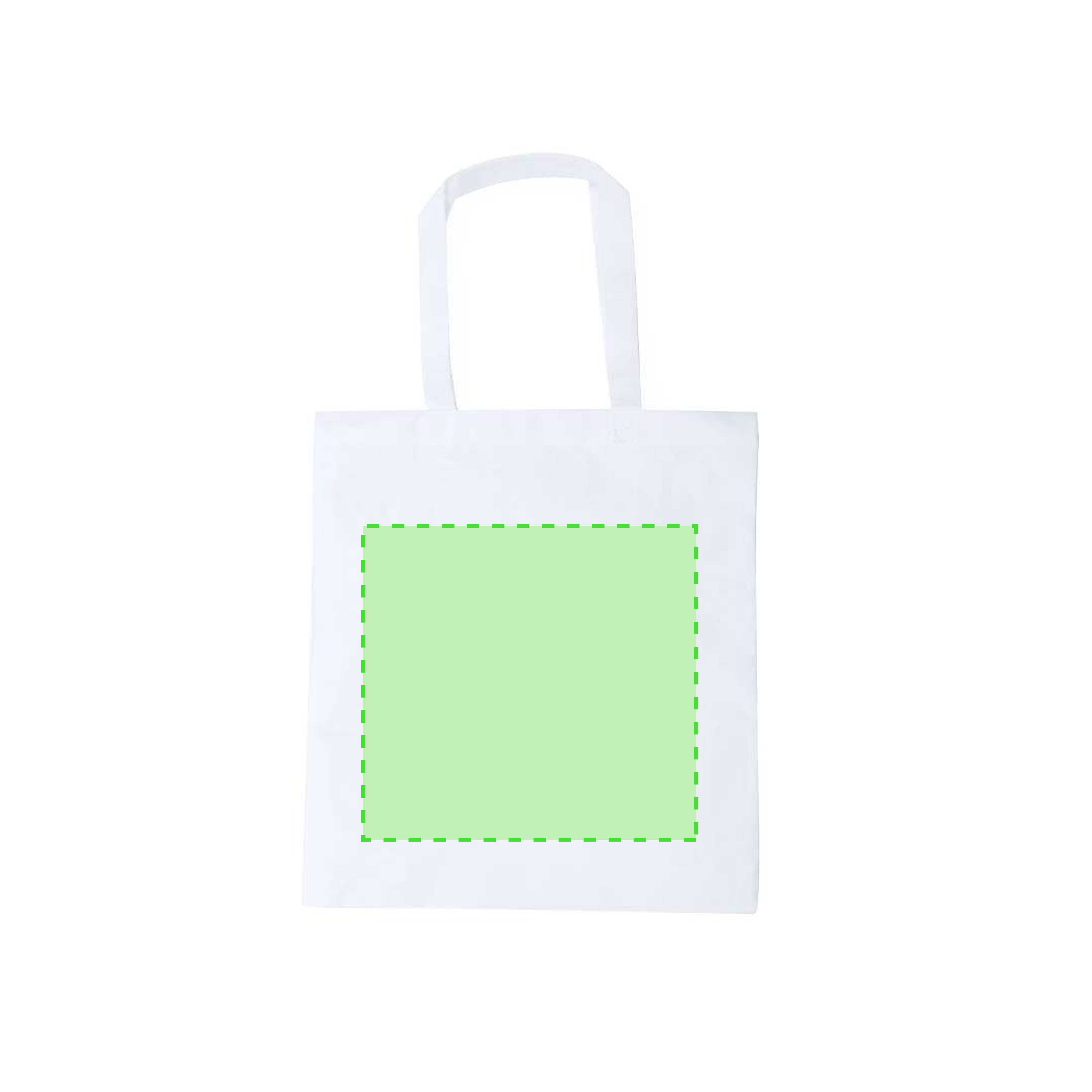 Bolsa de sublimación total asas largas 38×42 cm impresión plena