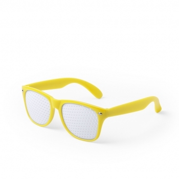 Gafas de fiesta de diseño original especialmente diseñadas para marcaje digital a todo color con lentes perforadas