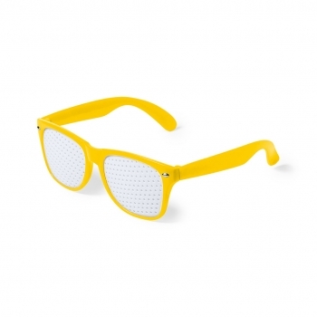 Gafas de fiesta de diseño original especialmente diseñadas para marcaje digital a todo color con lentes perforadas