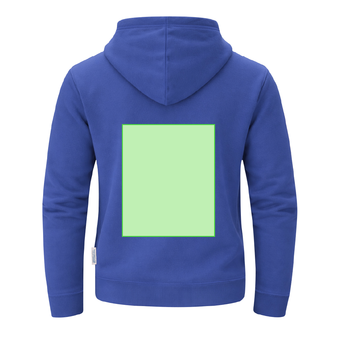 Sudadera deportiva manga ranglán de cuello alto y cremallera frontal