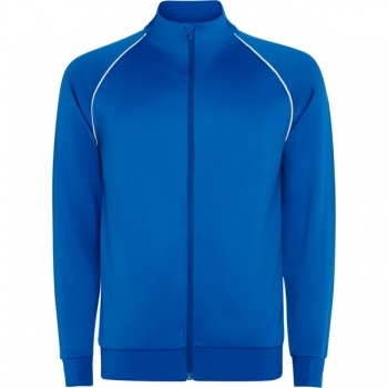 Sudadera deportiva manga ranglán de cuello alto y cremallera frontal - 7
