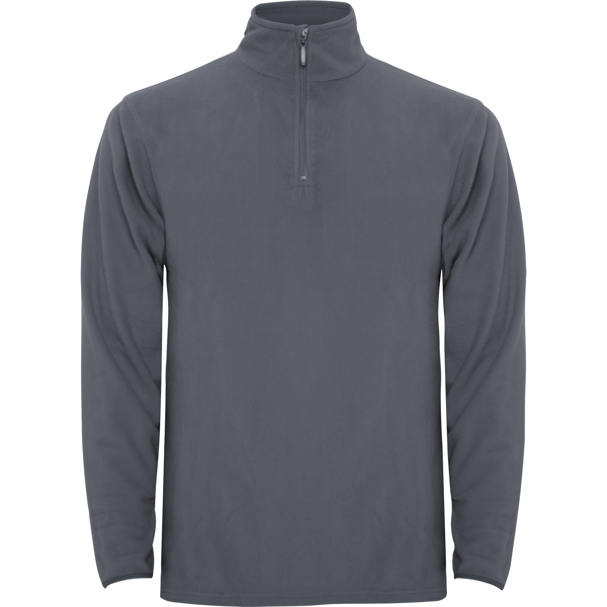 Sudadera micropolar de media cremallera y cuello alto