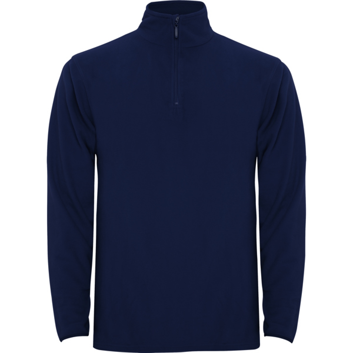 Sudadera micropolar de media cremallera y cuello alto