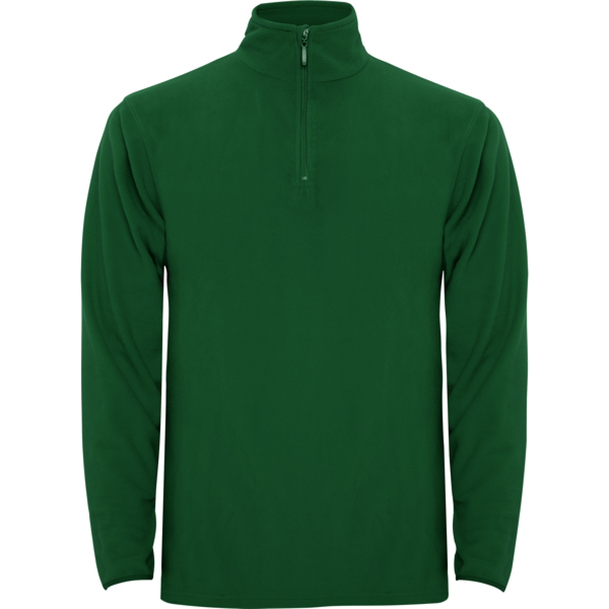 Sudadera micropolar de media cremallera y cuello alto