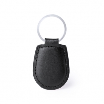 Llavero de polipiel en colores vivos 3,8×5,5 cm