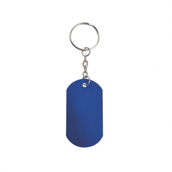 Llavero chapa de aluminio en colores vivos para marcaje láser 2,9×5,4 cm