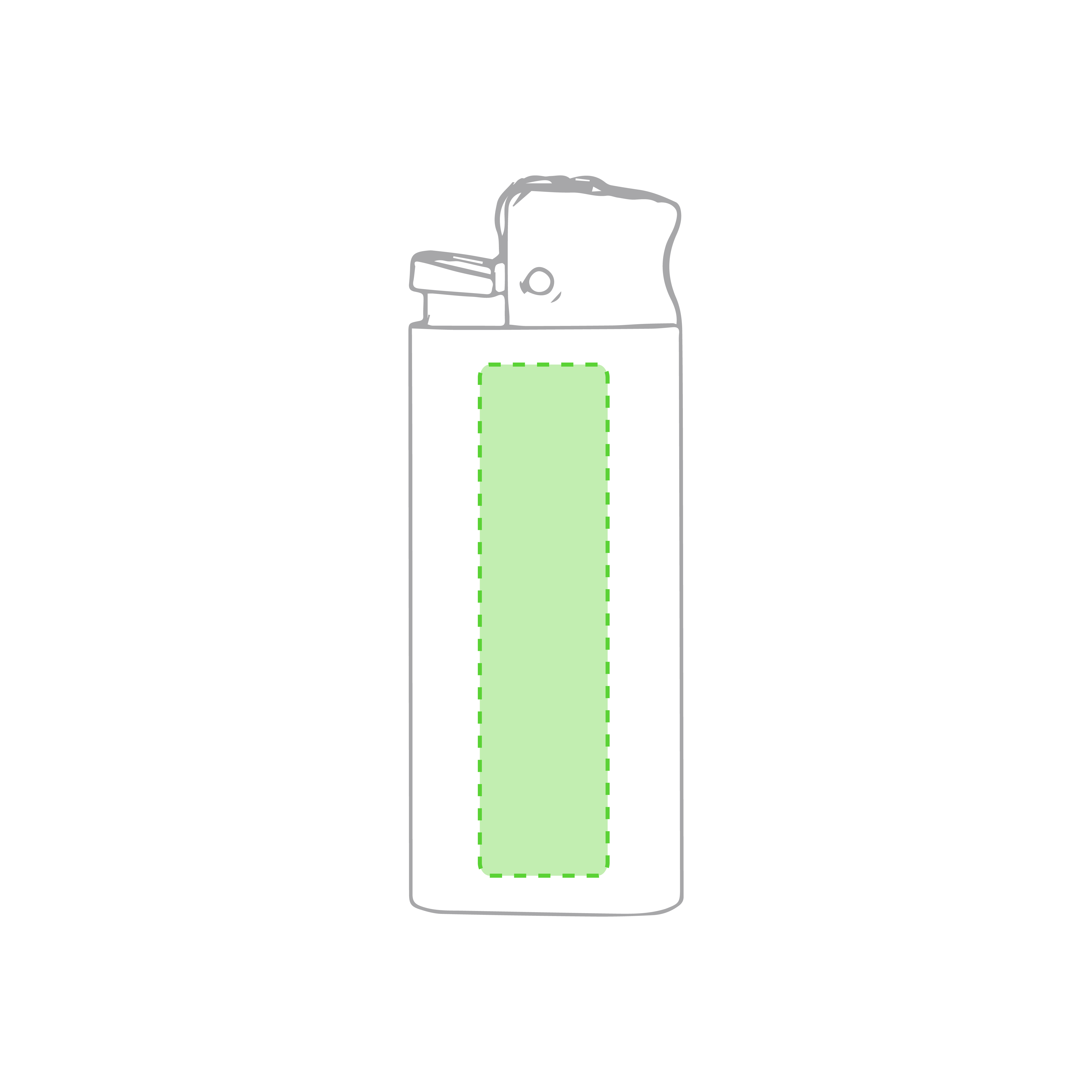 Miniencendedor Cricket clásico a gas de piedra con protección infantil 2,2×5,8 cm