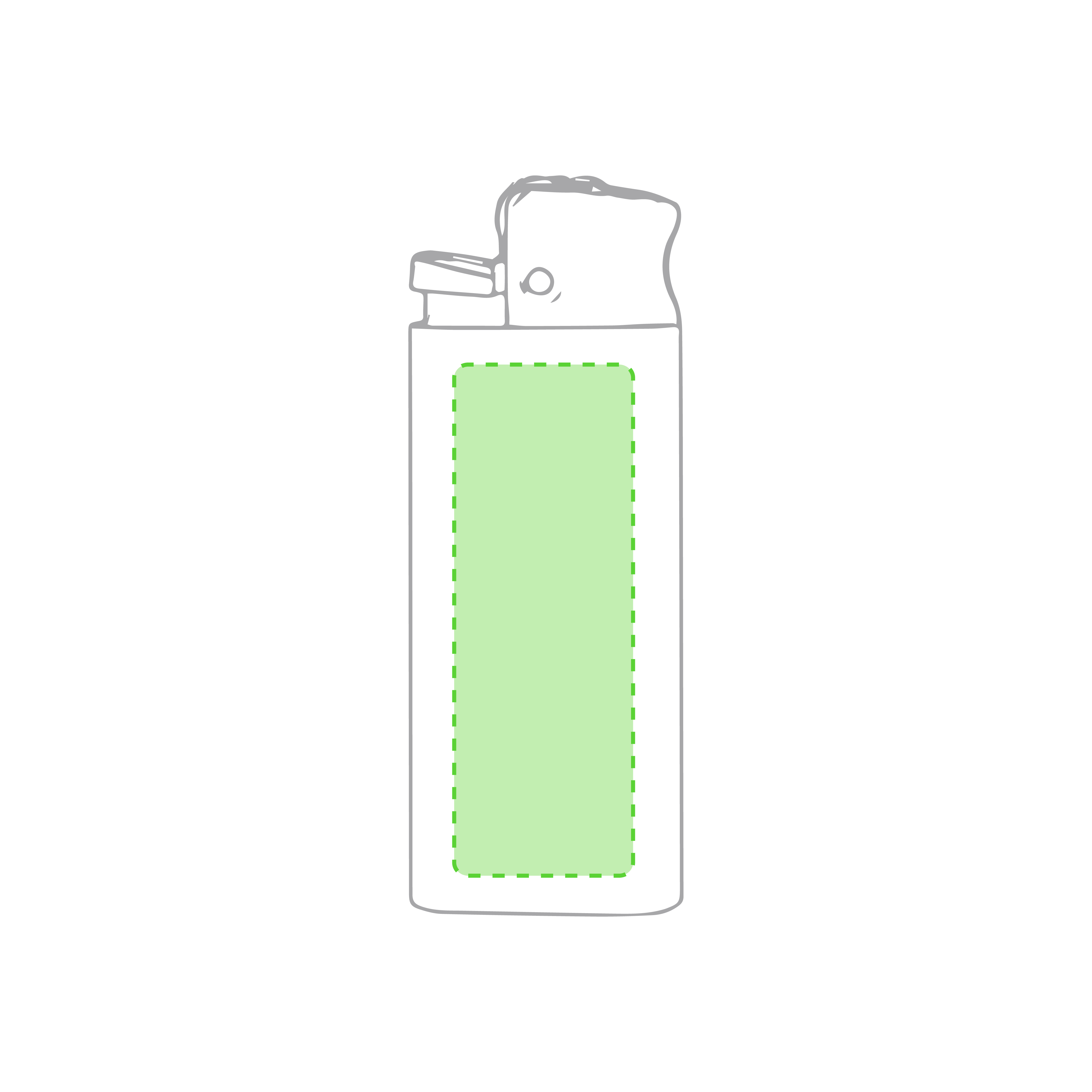 Miniencendedor Cricket clásico a gas de piedra con protección infantil 2,2×5,8 cm
