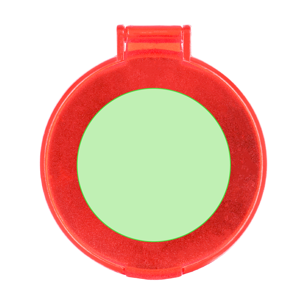 Espejo plegable en colores frosted vivos en variada gama de colores