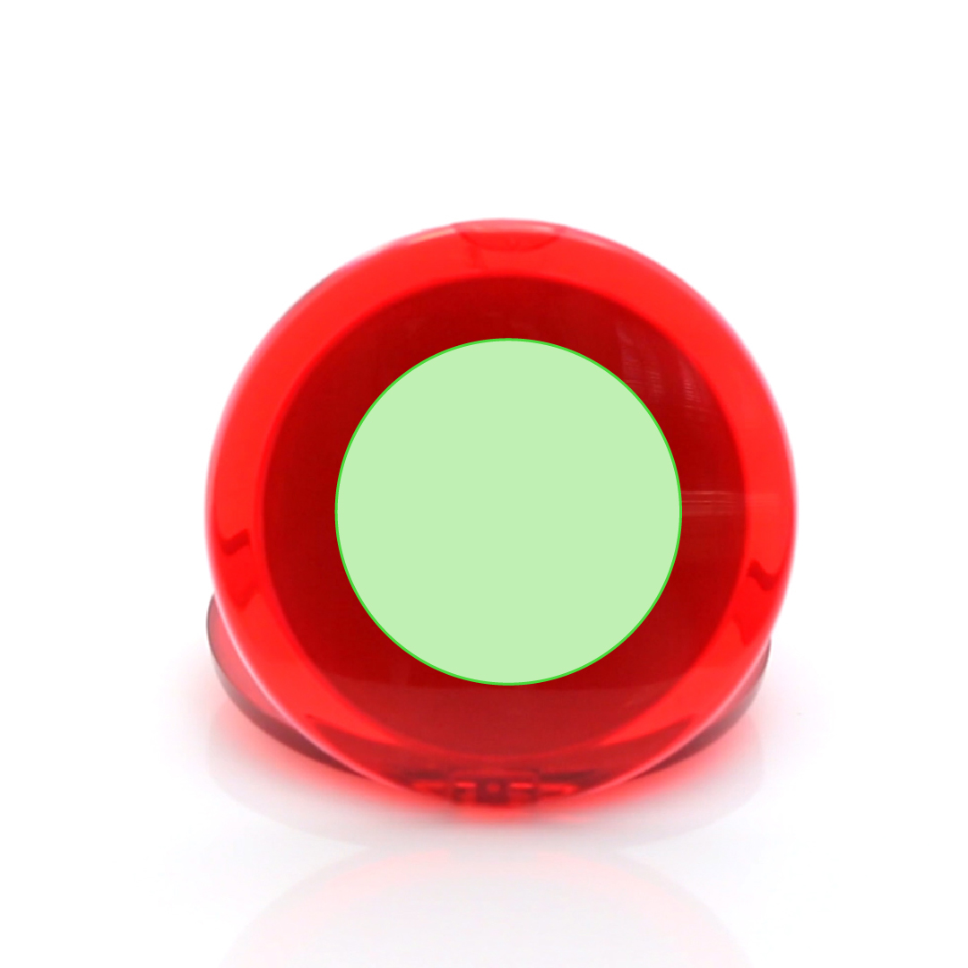 Espejo plegable con aumento 2X en colores vivos