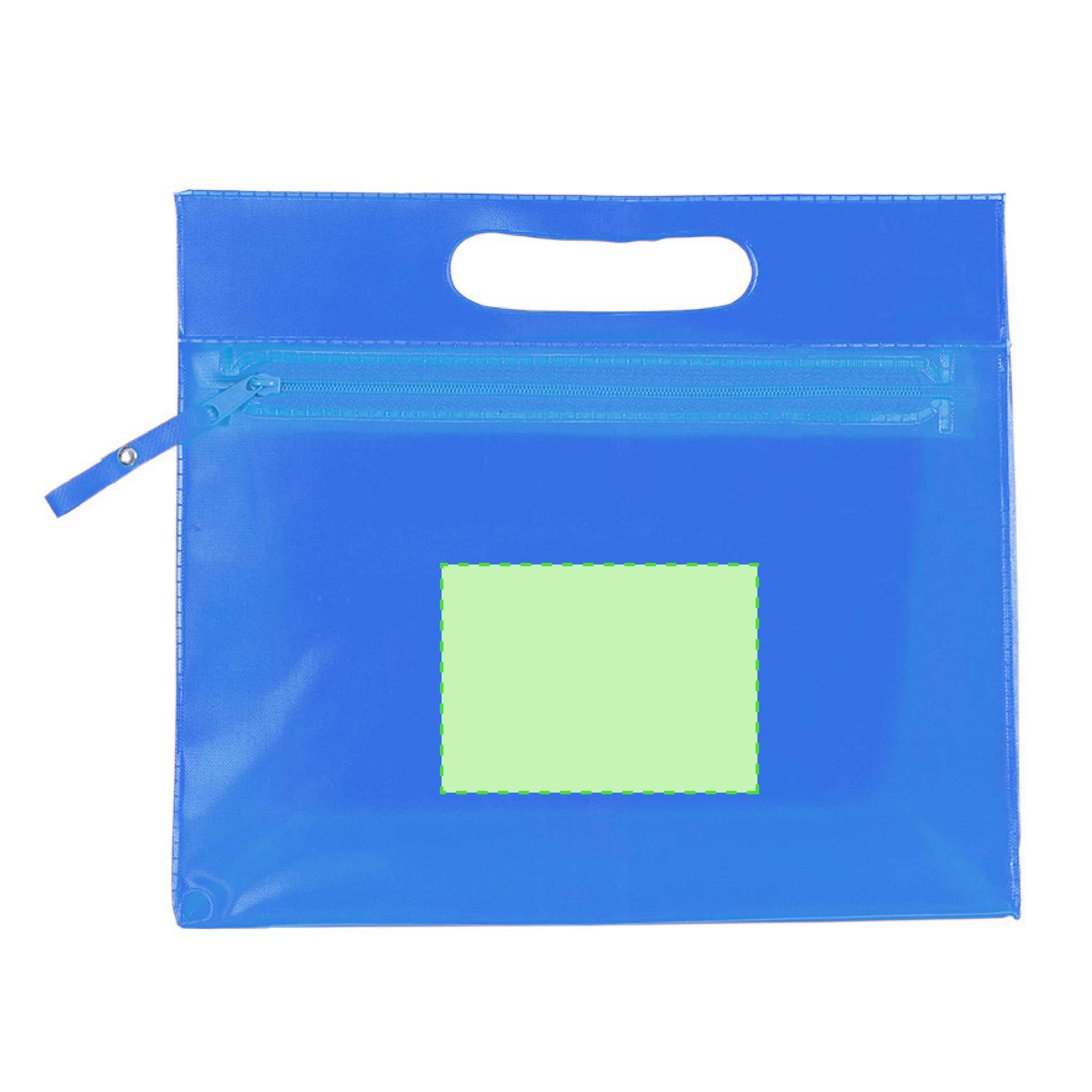 Neceser de PVC transparente impermeable con cremallera visible