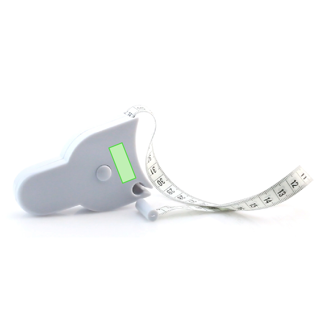 Cinta métrica autoajustable 157 cm retráctil medición corporal