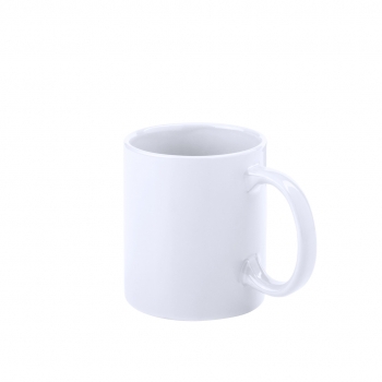 Taza de cerámica con asa ergonómica amplia 370 ml