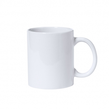 Taza de cerámica con asa ergonómica amplia 370 ml