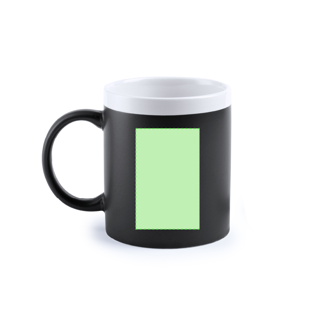 Taza de cerámica con doble pared aislante 350 ml
