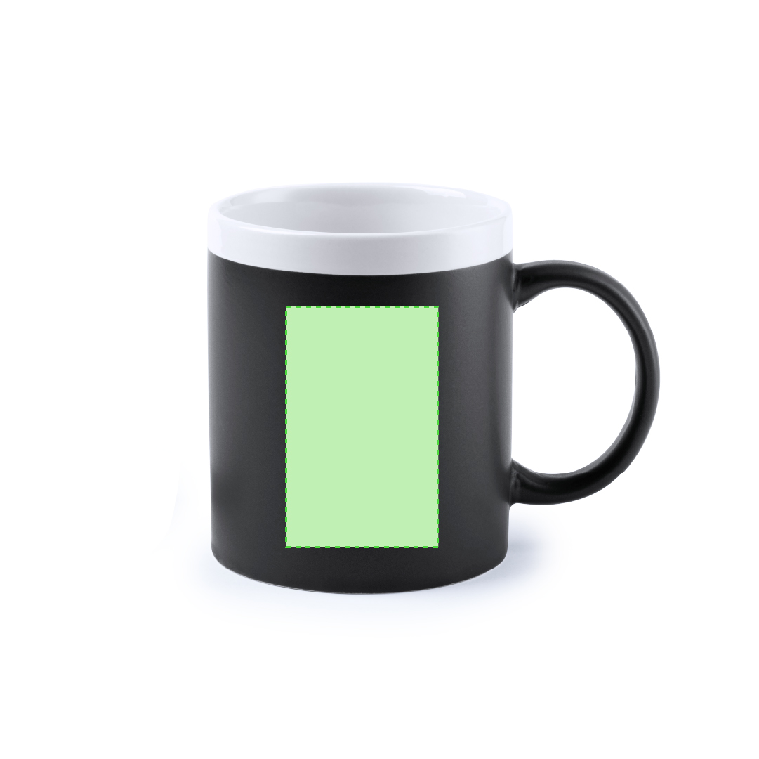 Taza de cerámica con doble pared aislante 350 ml