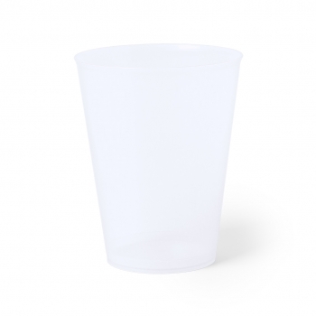 Vaso PP reutilizable translúcido polivalente eventos 500 ml